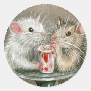 Stickers Rats sur un Date