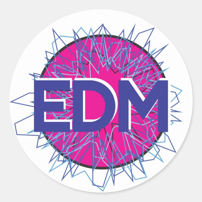 Stickers Rave EDM (Devant)