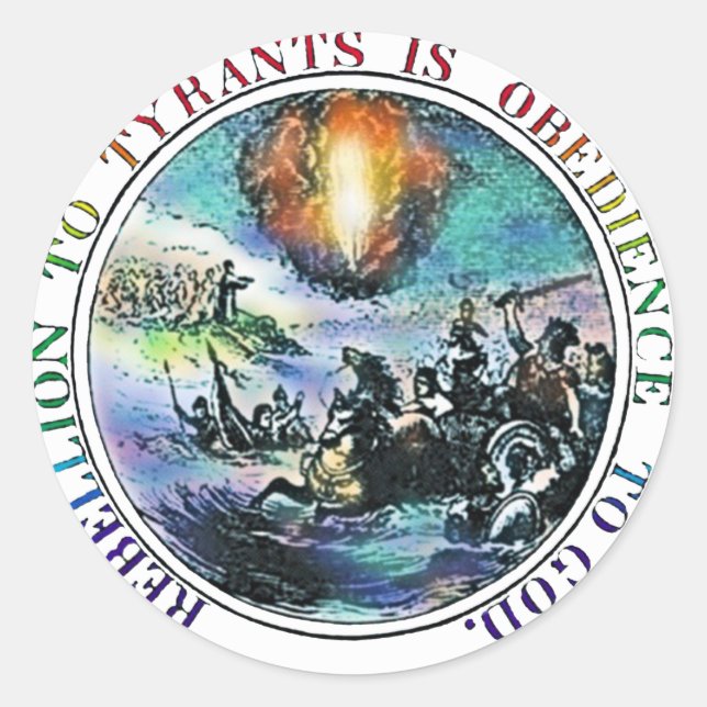 Stickers Rébellion aux tyrans (Devant)