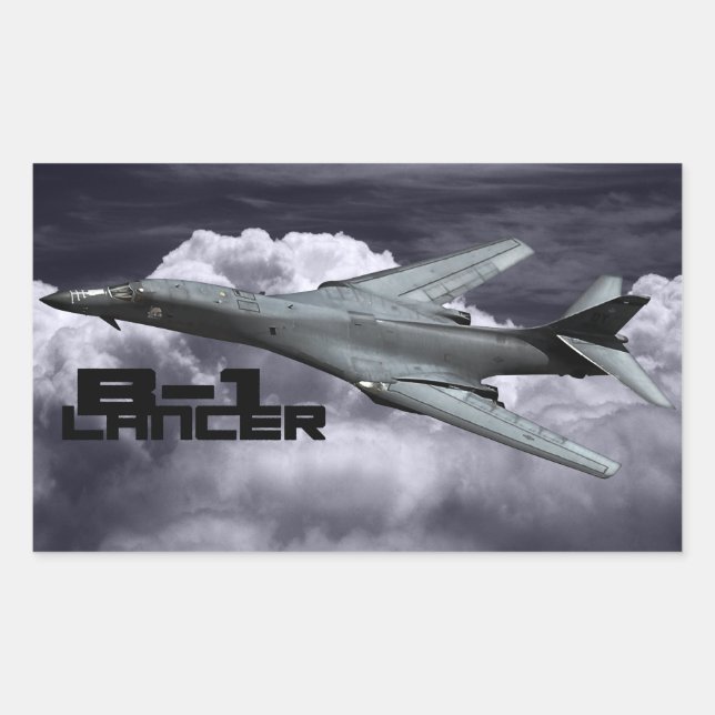 Stickers Rectangle B-1 Lancer (Devant)