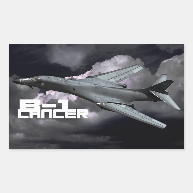 Stickers Rectangle B-1 Lancer (Devant)