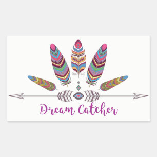 Stickers Rectangle, brillant, 4,5 x 2,7 pouces (fe