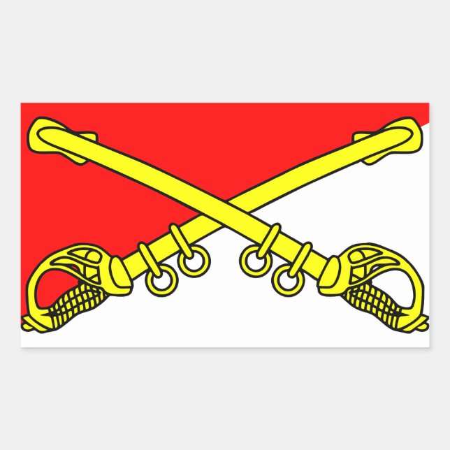 Stickers Rectangle Classic Sabres (Devant)