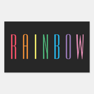 Stickers Rectangle en cuir / Noir