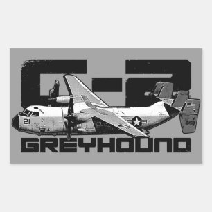 Stickers Rectangle gris C-2