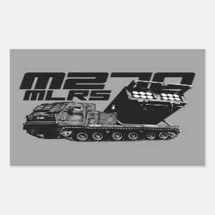 Stickers Rectangle M270 MLRS