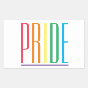 Stickers Rectangle PRIDE