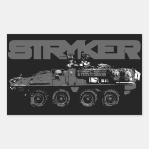 Stickers Rectangle Stryker