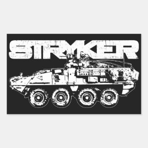 Stickers Rectangle Stryker