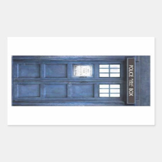 Stickers Rectangulaires de la boîte d'appel de la 