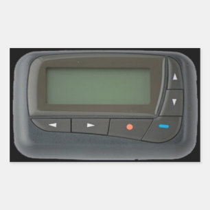 Stickers rectangulaires de pager