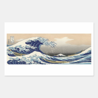 Stickers Rectangulaires Grande Vague