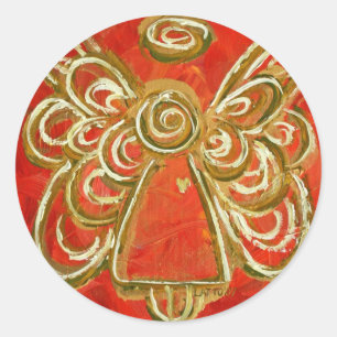 Stickers Red Angel