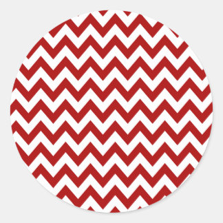 Stickers Red Chevron