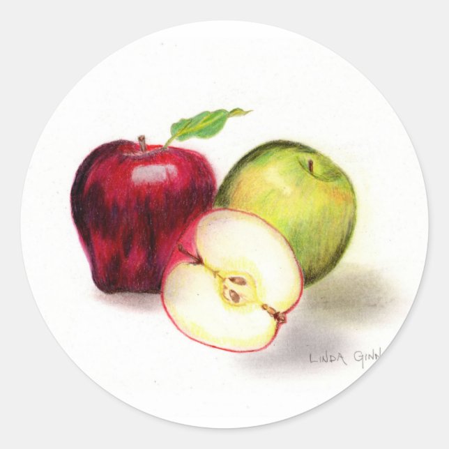 Stickers Red Delicious et Granny Smith Apples (Devant)