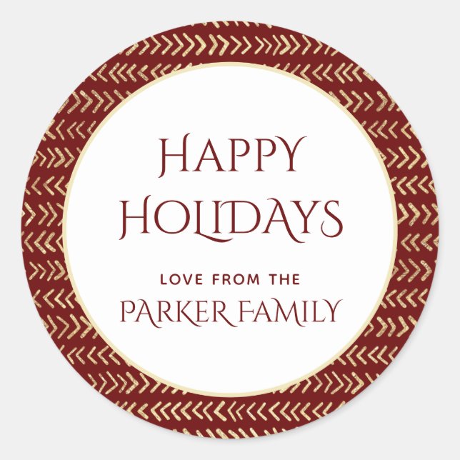 Stickers Red Gold (Devant)