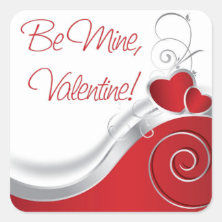 Stickers - Red Heart Silver Lining