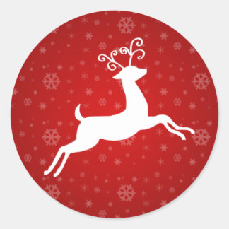 Stickers Red Reinder