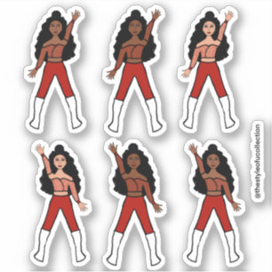 Stickers Red Spark Dancer