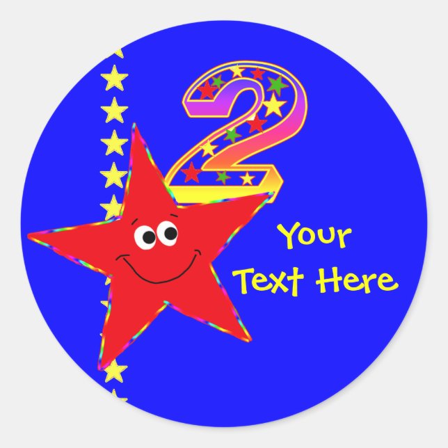 Stickers Red Star 2e anniversaire (Devant)