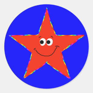 Stickers Red Star souriants