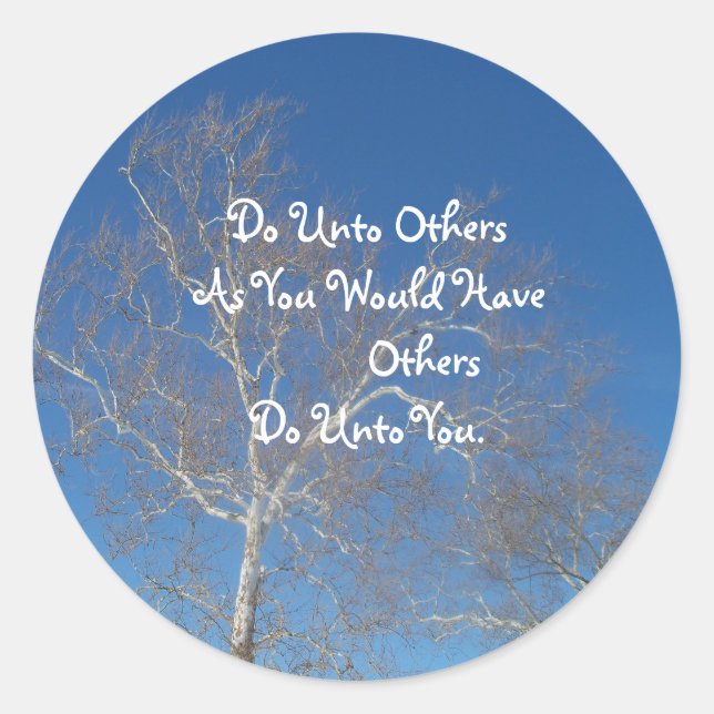 Stickers règle d'or (Devant)