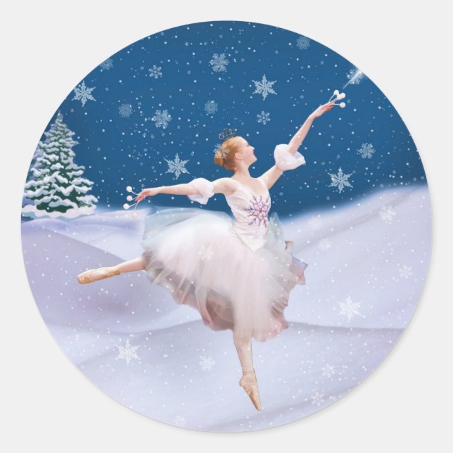 Stickers Reine des neiges Ballerina (Devant)