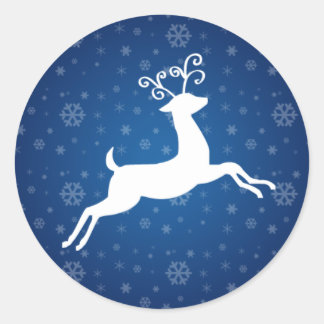 Stickers Renard Bleu