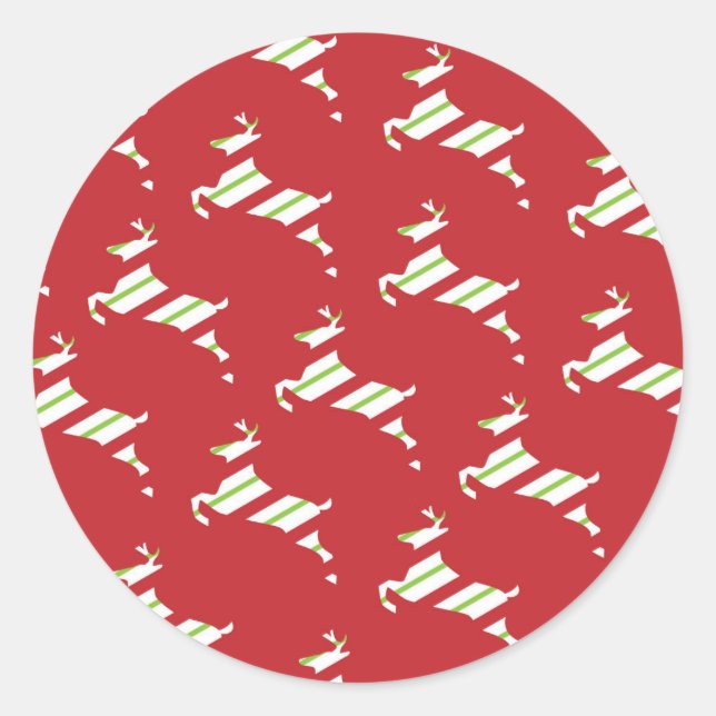 stickers rennes de noël (Devant)
