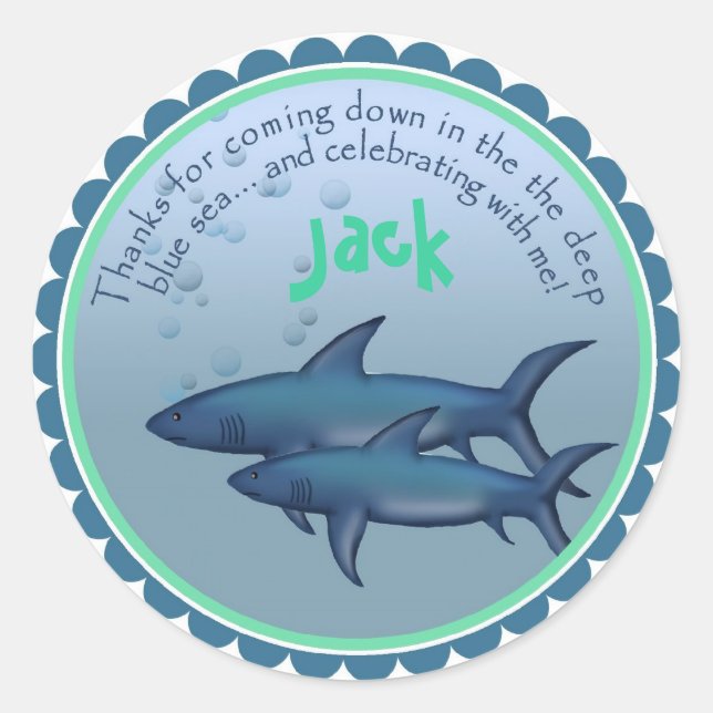 Stickers Requin (Devant)