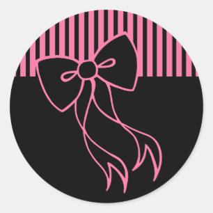 Stickers Retro Bow