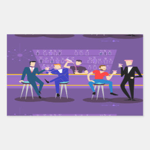 Stickers Retro Gay Bar