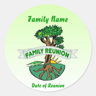 Stickers Retrouvailles Familiales Personnalisables