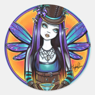 Stickers "Rhapsody" Gothique Absinthe Fairy Art