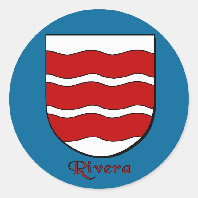 Stickers Rivera Family Shield (Devant)
