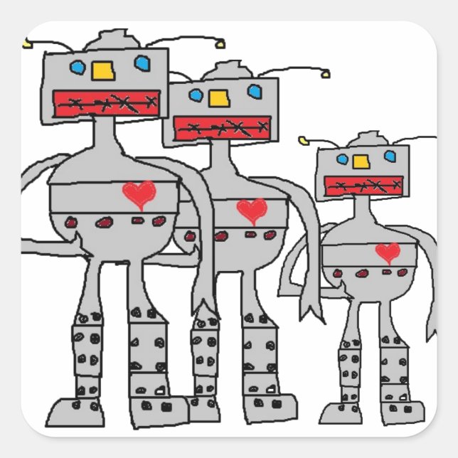 Stickers Robot (Devant)