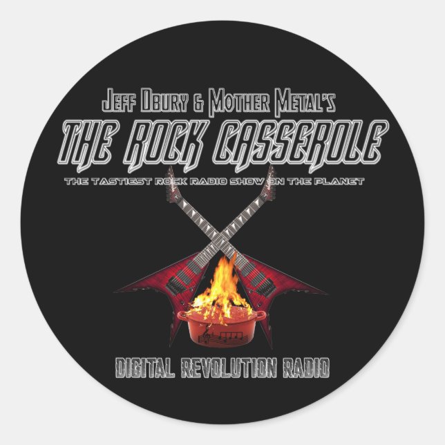 Stickers Rock Casserole 3" brillants (Devant)