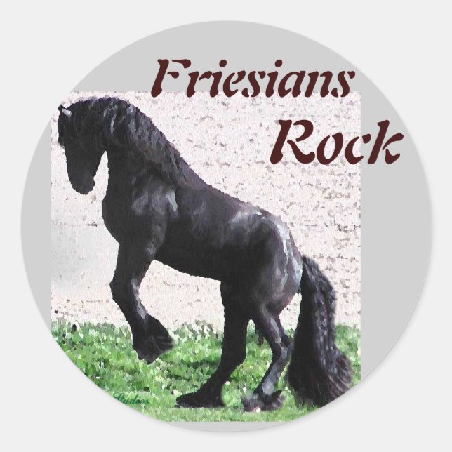 Stickers Rock Friesians (Devant)