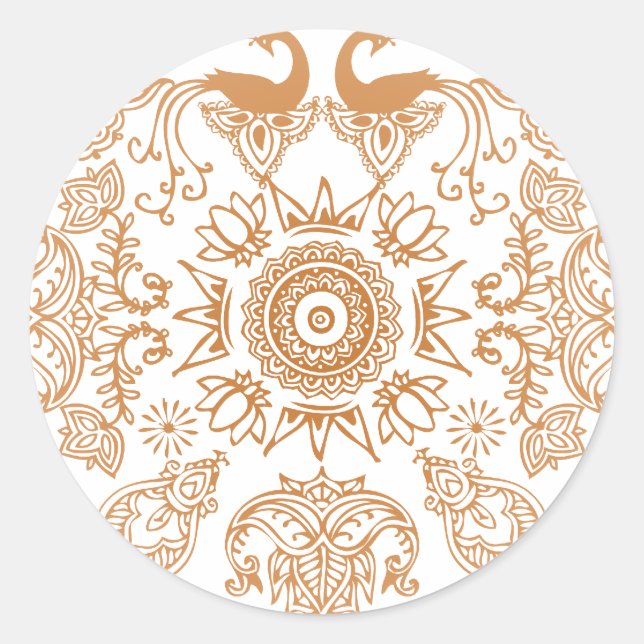 Stickers Rock henné (Devant)