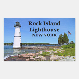 Stickers Rock Island Lighthouse, New York