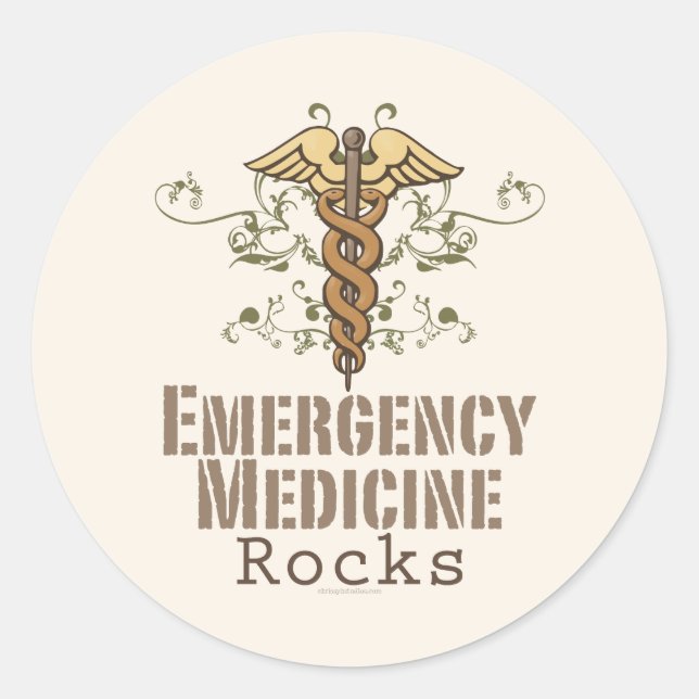 Stickers Rocks en médecine d'urgence (Devant)