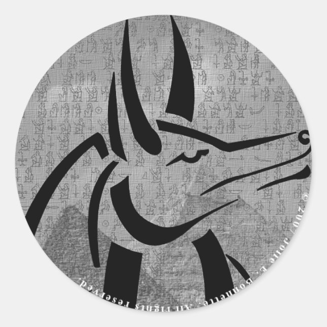 Stickers ronds Anubis (Devant)
