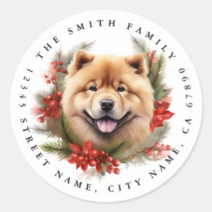 Stickers ronds Chow Chow