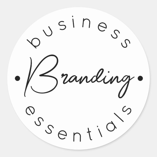 Stickers ronds classiques (Devant)