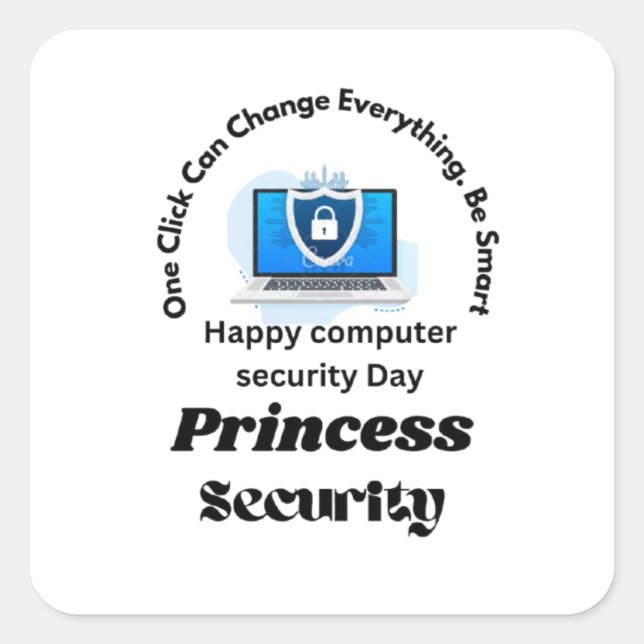 Stickers ronds classiques JOURNÉE DE SÉCURITÉ DE L (Devant)