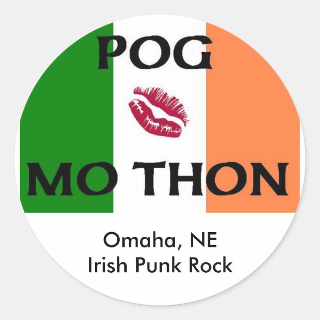 Stickers ronds - Customisés (Devant)