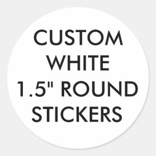 Stickers ronds de 1,5 po sur mesure