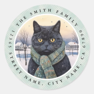 Stickers ronds de chats