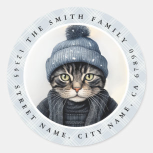 Stickers ronds de chats