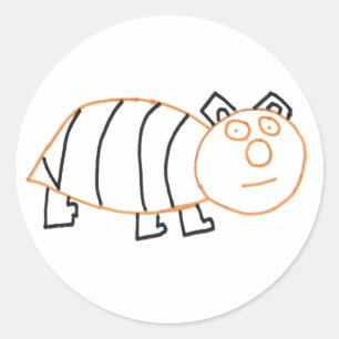 Stickers ronds de l'ours